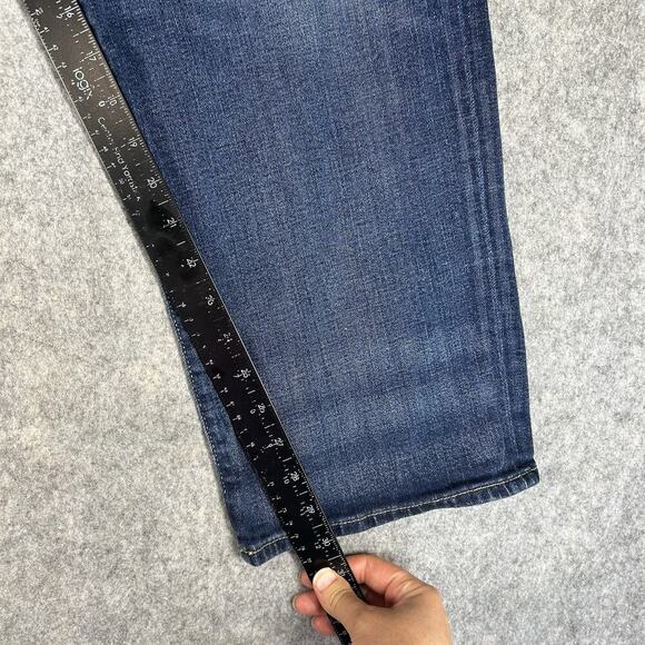 Lucky Brand Jeans Mens 40X30 Medium Wash Blue Denim 363 Vintage Straight Stretch - Picture 8 of 11